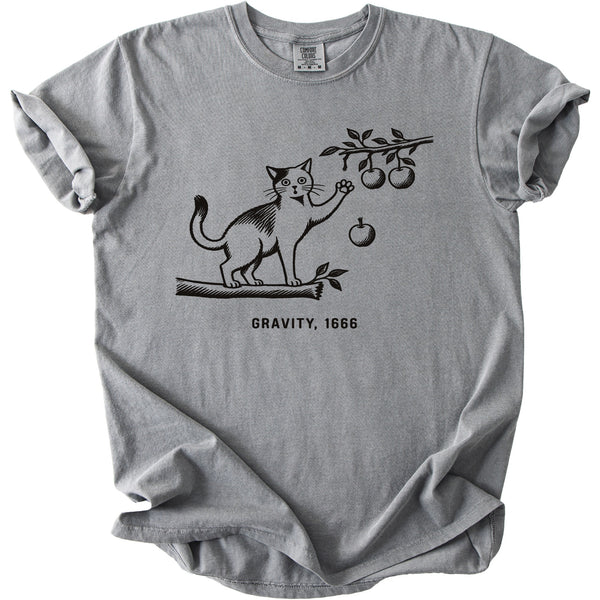 Newton Cat Tee - Rogue Cat Club