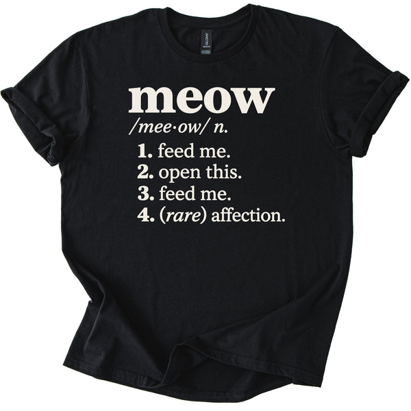 Meow Definition Tee - Rogue Cat Club