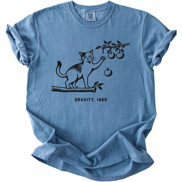 Newton Cat Tee - Rogue Cat Club