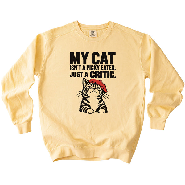 Just A Critic Sweatshirt - Rogue Cat Club