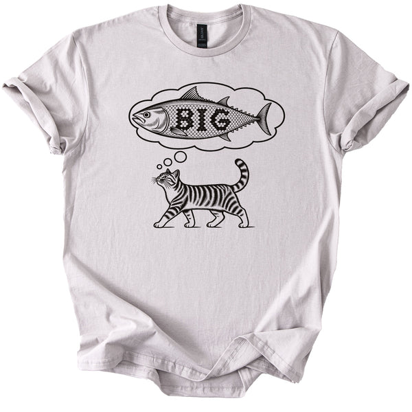 Think Big Tuna Tee - Rogue Cat Club