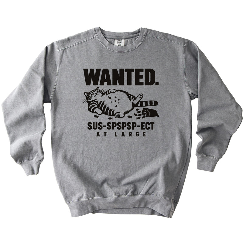 Wanted At Large Sweatshirt - Rogue Cat Club