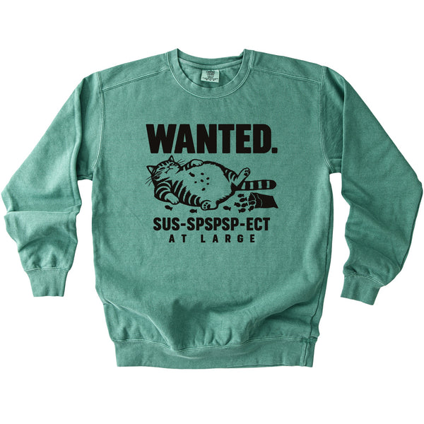 Wanted At Large Sweatshirt - Rogue Cat Club