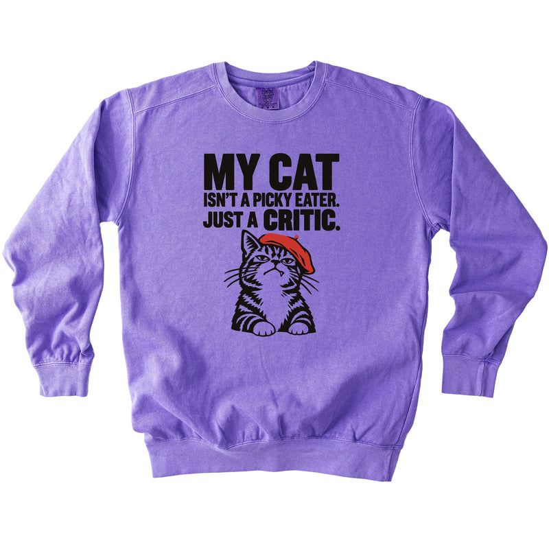 Just A Critic Sweatshirt - Rogue Cat Club