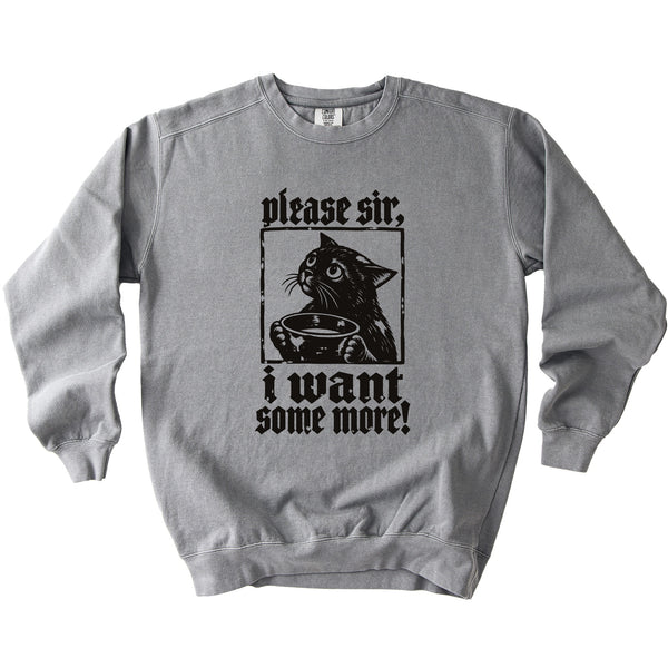 Please Sir Sweatshirt - Rogue Cat Club