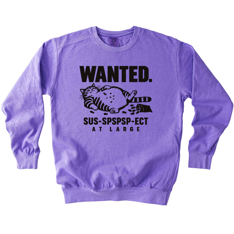 Wanted At Large Sweatshirt - Rogue Cat Club