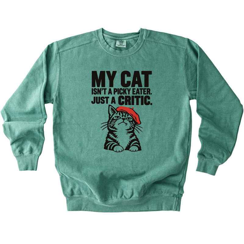 Just A Critic Sweatshirt - Rogue Cat Club