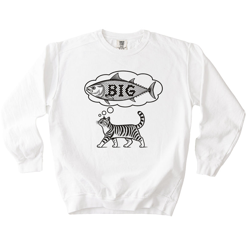 Think Big Tuna Sweatshirt - Rogue Cat Club