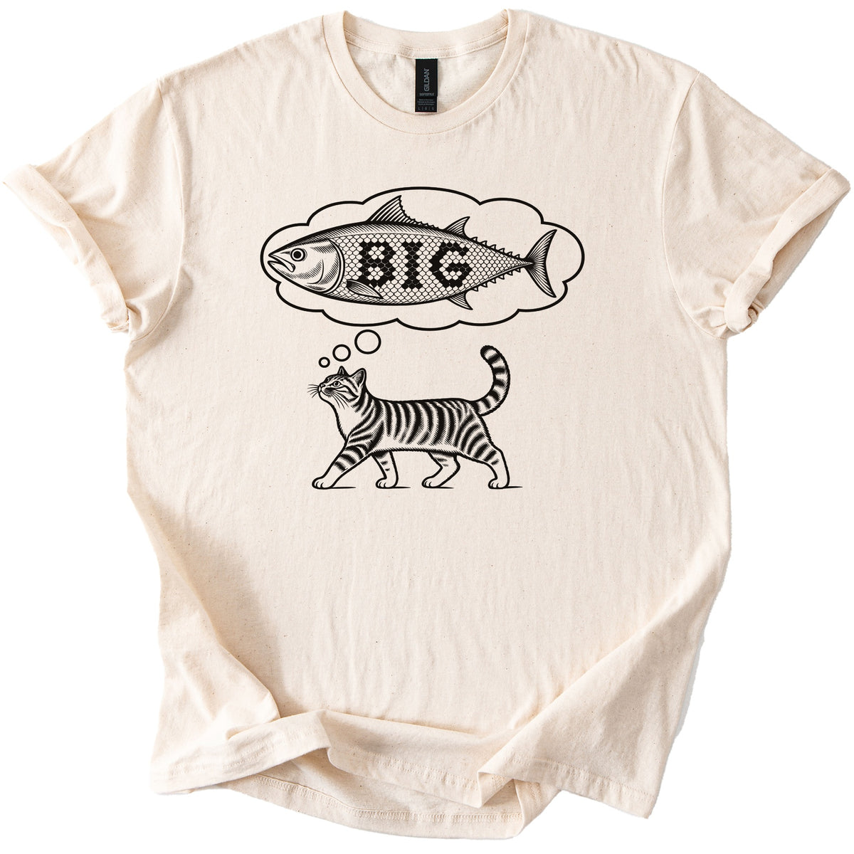 Think Big Tuna Tee - Rogue Cat Club