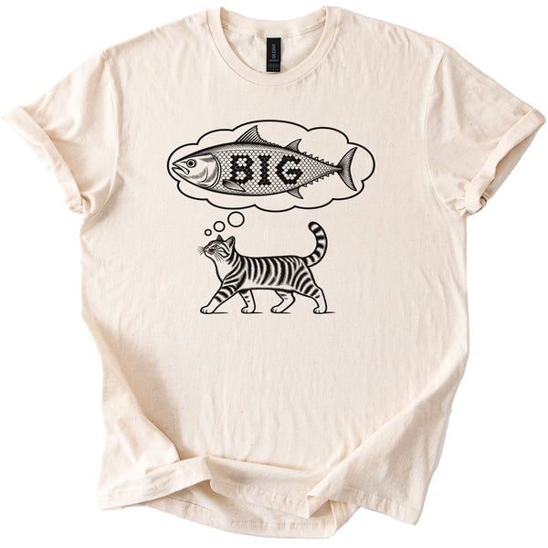 Think Big Tuna Tee - Rogue Cat Club