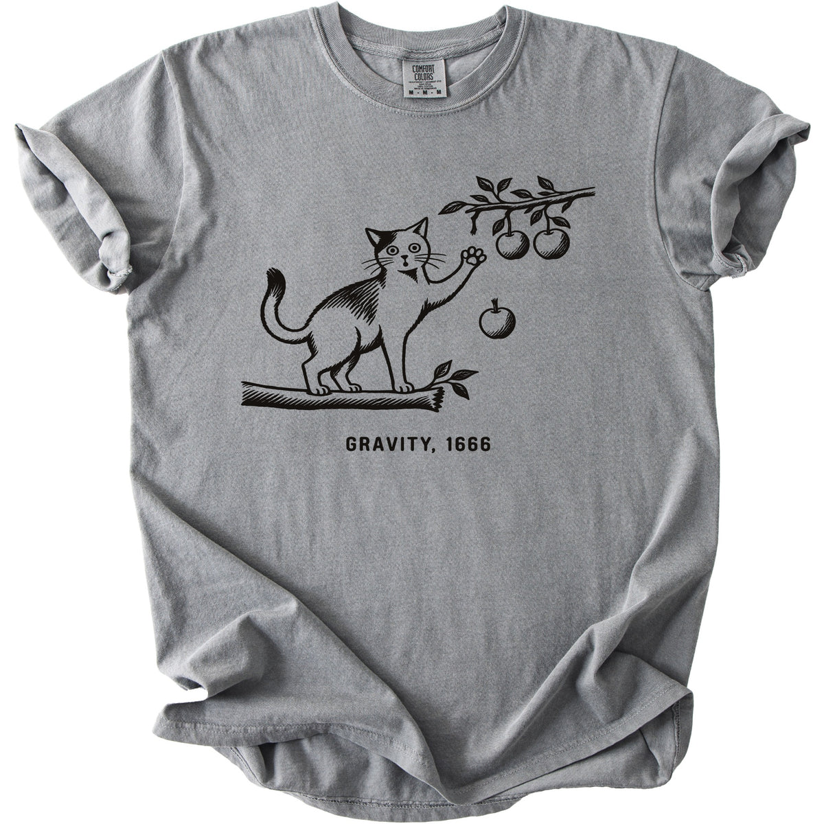 Newton Cat Tee - Rogue Cat Club