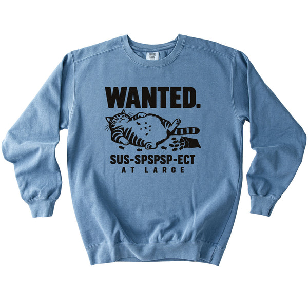 Wanted At Large Sweatshirt - Rogue Cat Club