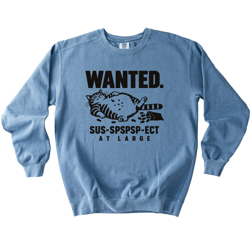 Wanted At Large Sweatshirt - Rogue Cat Club