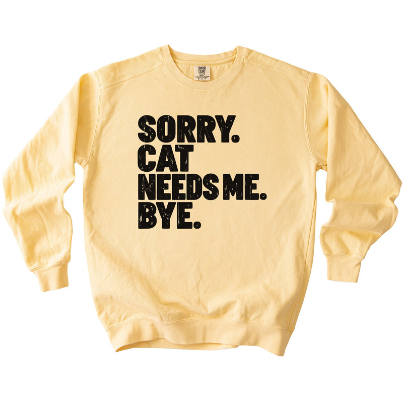 Cat Needs Me Sweatshirt - Rogue Cat Club