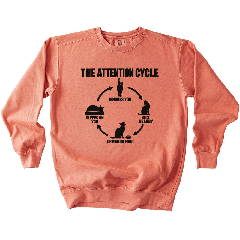 Attention Cycle Sweatshirt - Rogue Cat Club