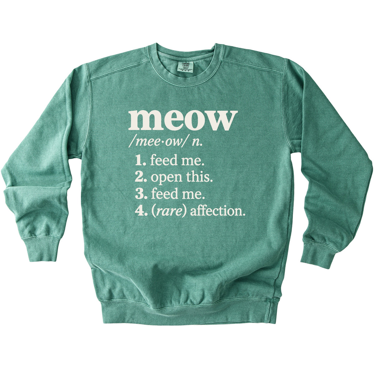 Meow Definition Sweatshirt - Rogue Cat Club