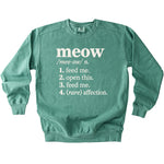 Meow Definition Sweatshirt - Rogue Cat Club
