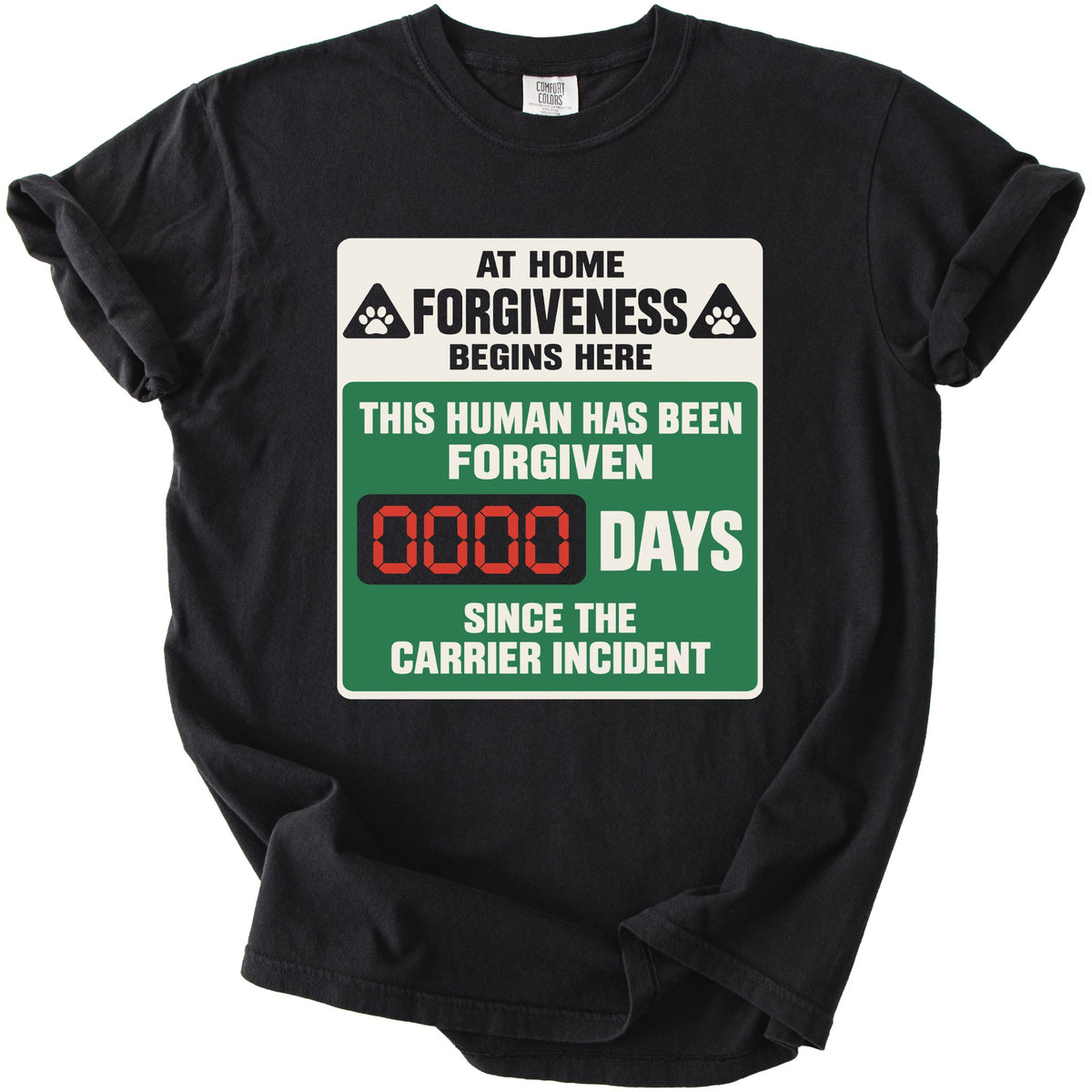 0000 Days Forgiven Tee - Rogue Cat Club