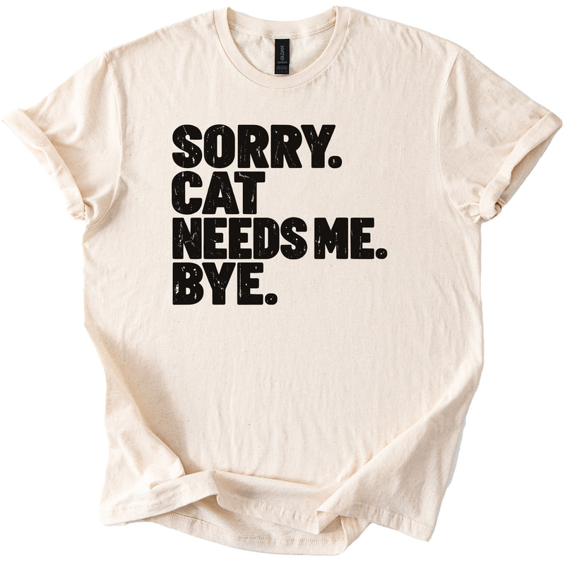 Cat Needs Me Tee - Rogue Cat Club