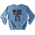 Just A Critic Sweatshirt - Rogue Cat Club