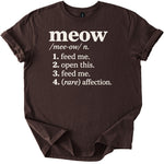 Meow Definition Tee - Rogue Cat Club