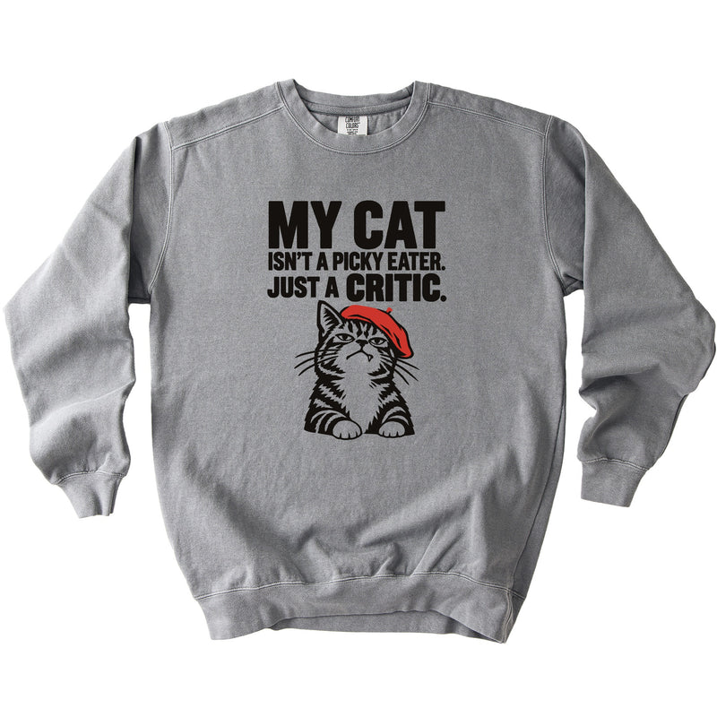 Just A Critic Sweatshirt - Rogue Cat Club