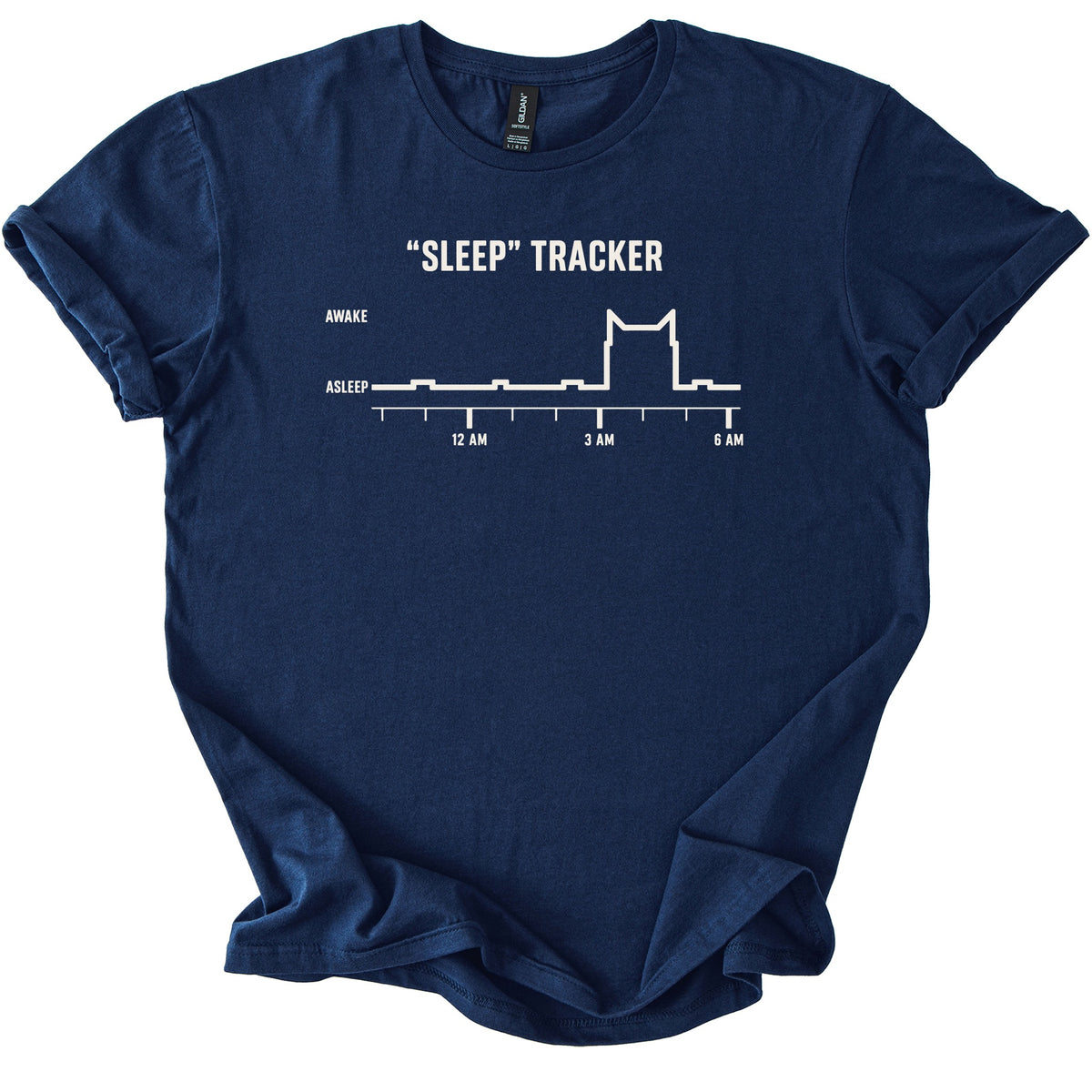 Sleep Tracker Tee - Rogue Cat Club