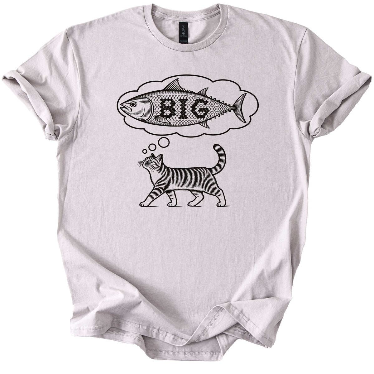 Think Big Tuna Tee - Rogue Cat Club
