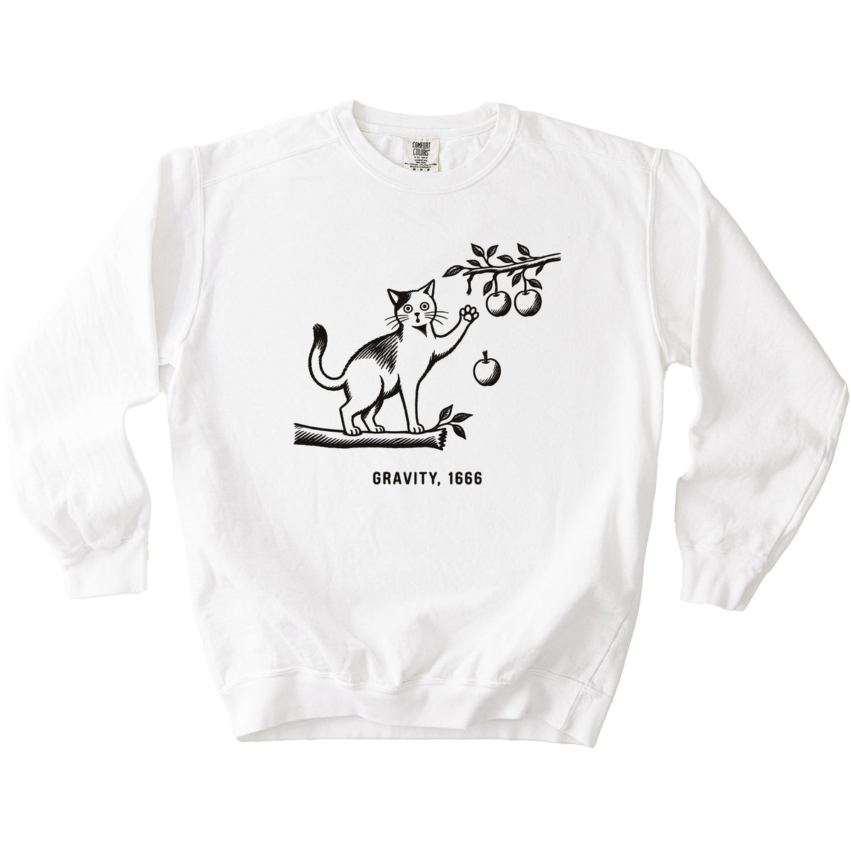 Newton Cat Sweatshirt - Rogue Cat Club