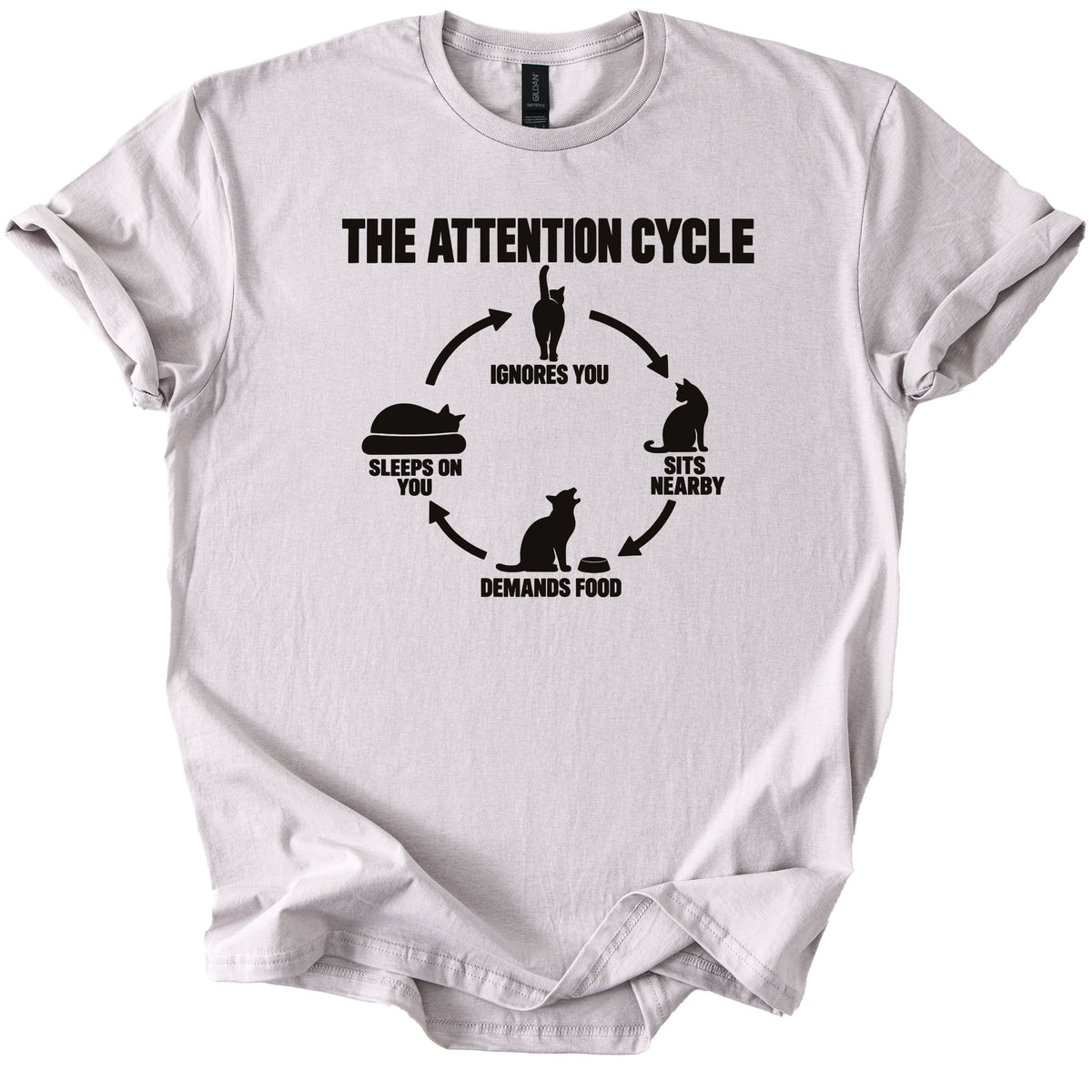 Attention Cycle Tee - Rogue Cat Club