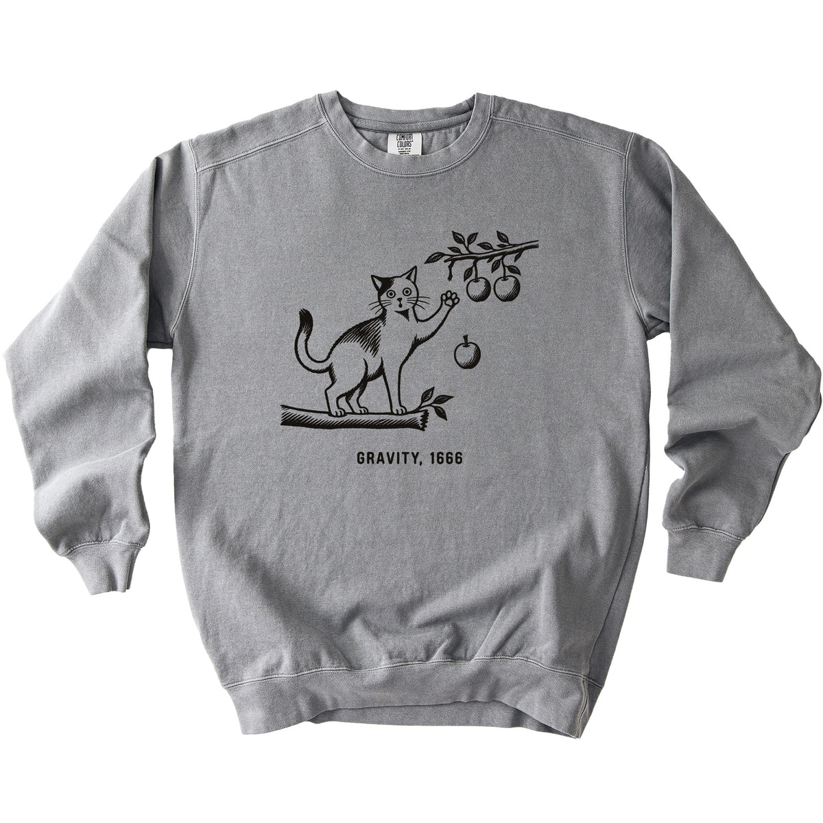 Newton Cat Sweatshirt - Rogue Cat Club