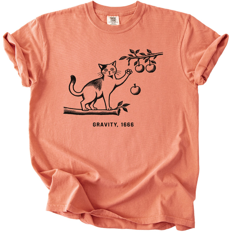 Newton Cat Tee - Rogue Cat Club