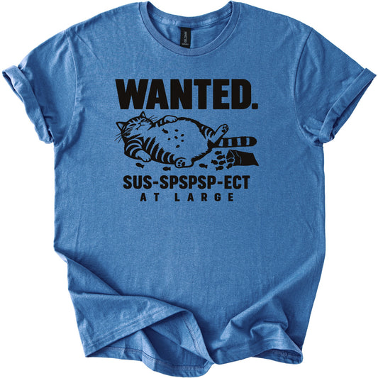 Wanted At Large Tee - Rogue Cat Club