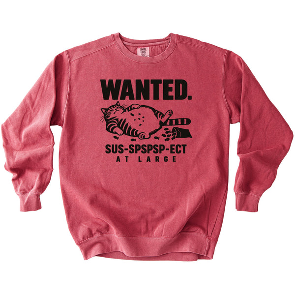 Wanted At Large Sweatshirt - Rogue Cat Club