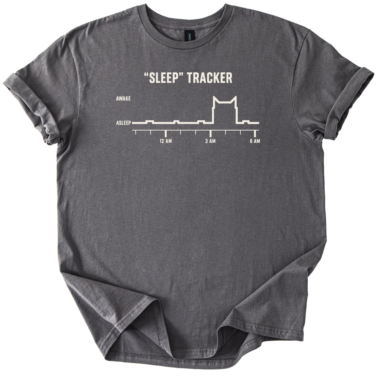 Sleep Tracker Tee - Rogue Cat Club