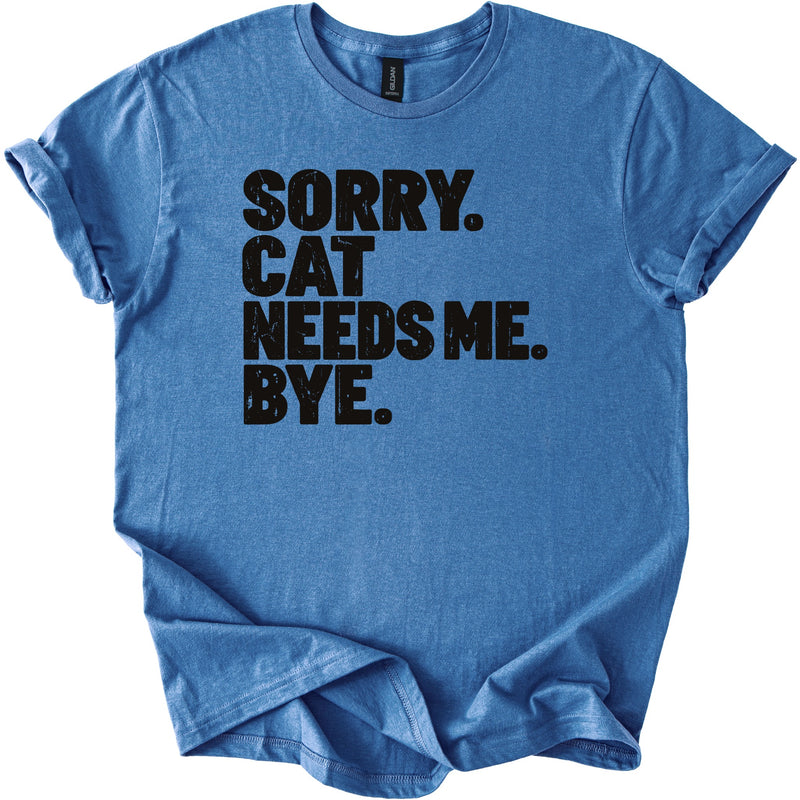Cat Needs Me Tee - Rogue Cat Club