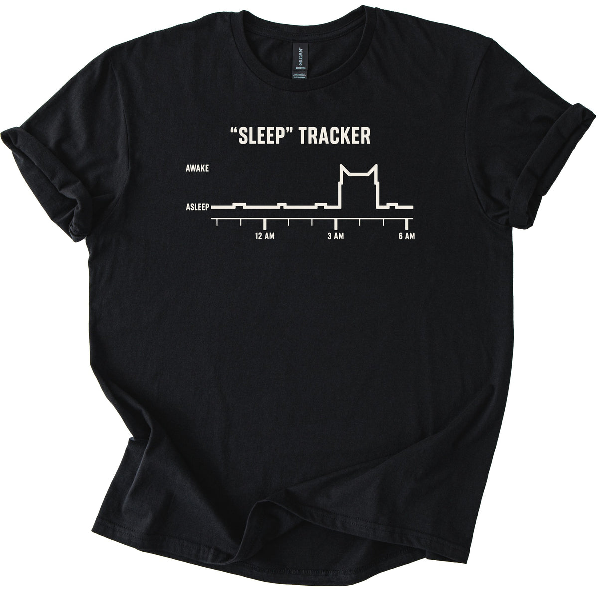 Sleep Tracker Tee - Rogue Cat Club