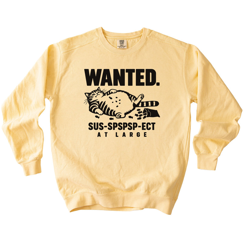 Wanted At Large Sweatshirt - Rogue Cat Club