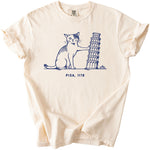 Pisa Cat Tee - Rogue Cat Club