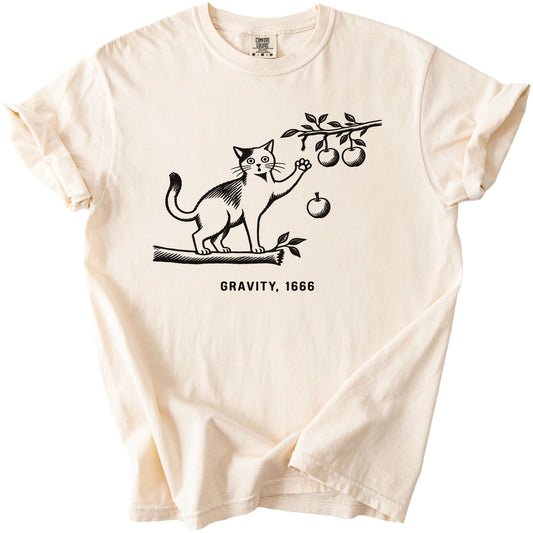 Newton Cat Tee - Rogue Cat Club