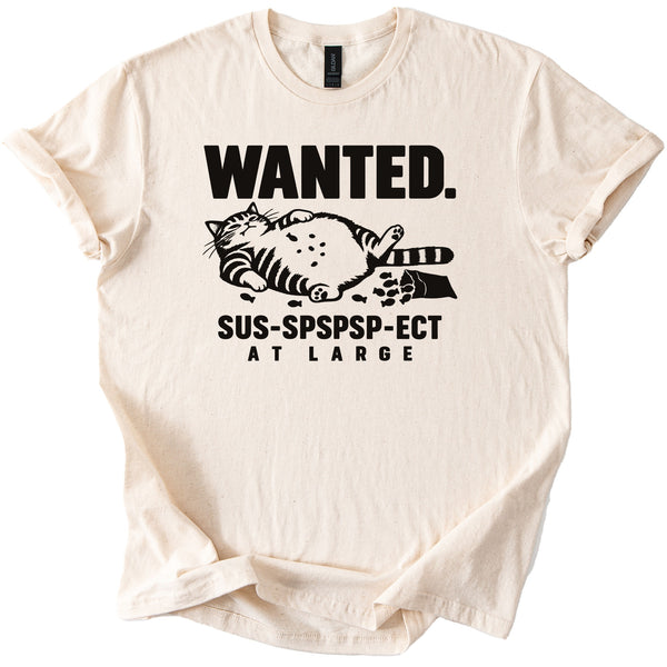 Wanted At Large Tee - Rogue Cat Club