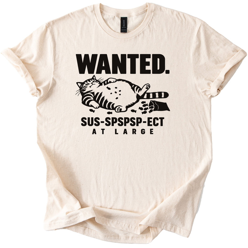 Wanted At Large Tee - Rogue Cat Club