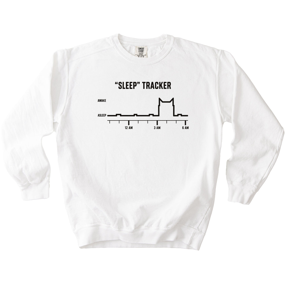 Sleep Tracker Sweatshirt - Rogue Cat Club