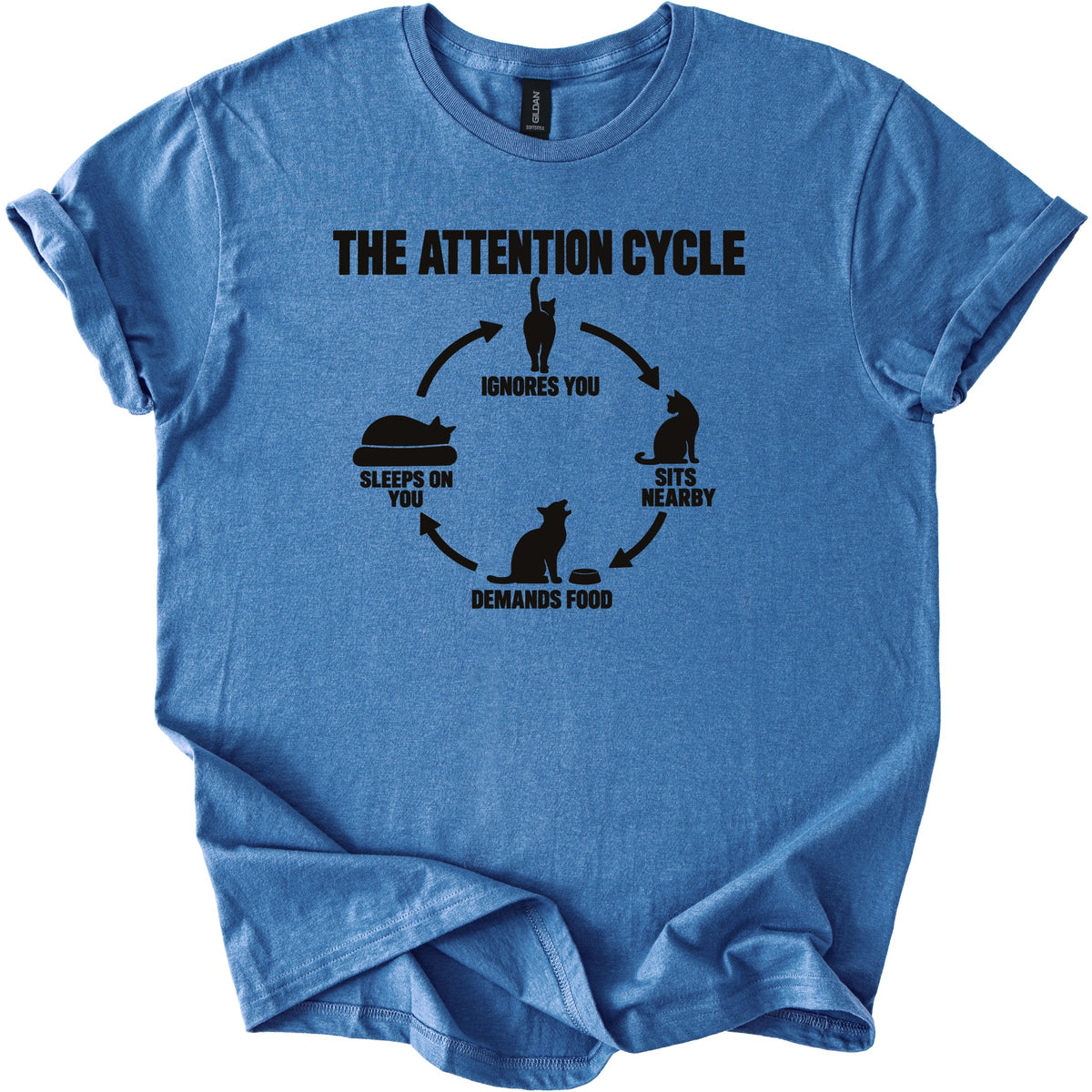 Attention Cycle Tee - Rogue Cat Club