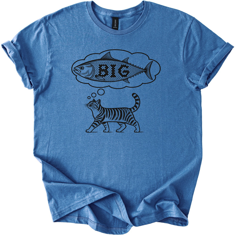 Think Big Tuna Tee - Rogue Cat Club