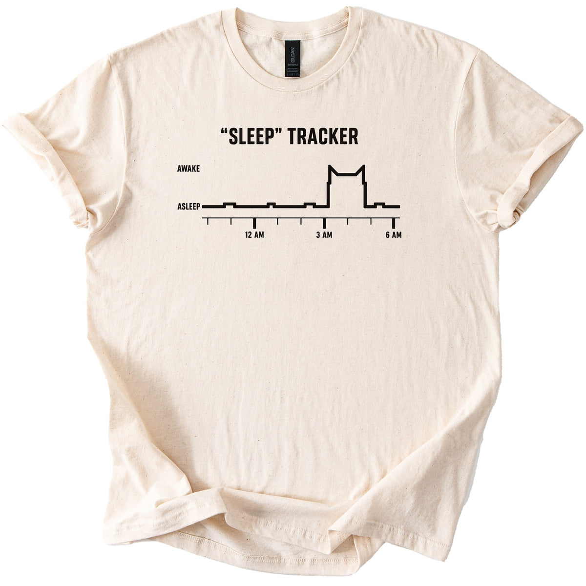 Sleep Tracker Tee - Rogue Cat Club