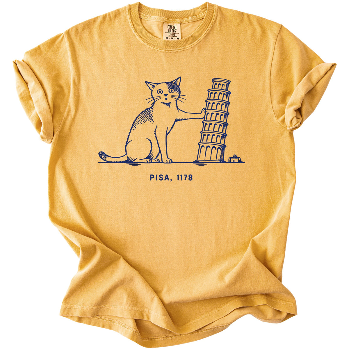 Pisa Cat Tee - Rogue Cat Club