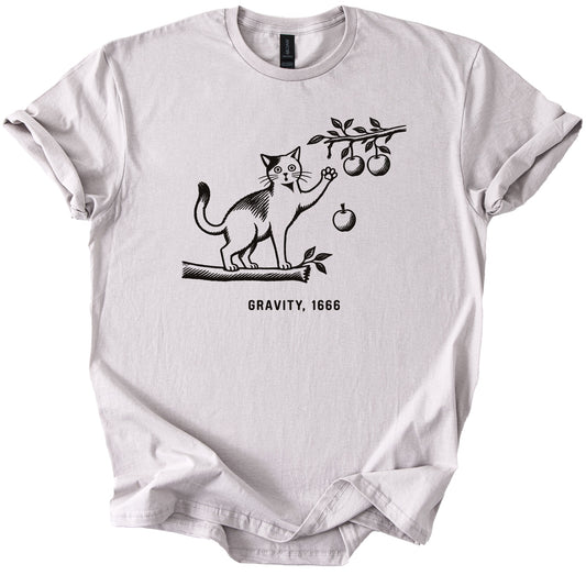 Newton Cat Tee - Rogue Cat Club