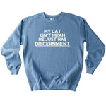 Discernment Sweatshirt - Rogue Cat Club