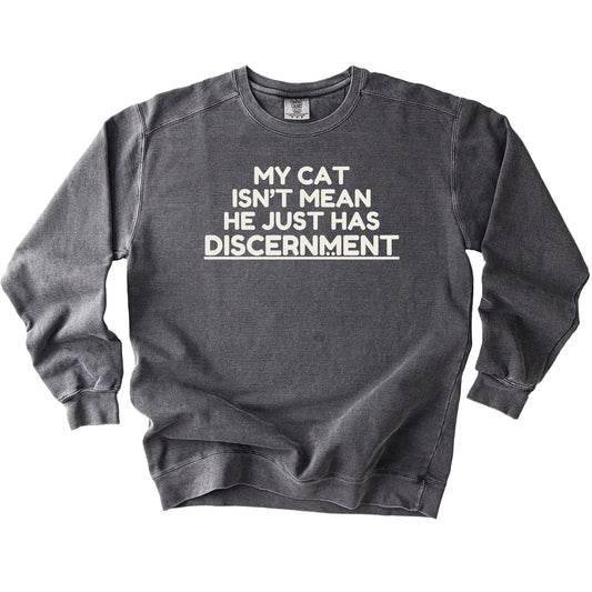 Discernment Sweatshirt - Rogue Cat Club
